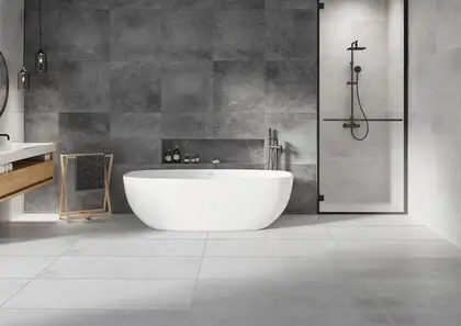 Плитка керамогранітна Tacoma White RECT 1197x1197x8 Cerrad (5903313304801)