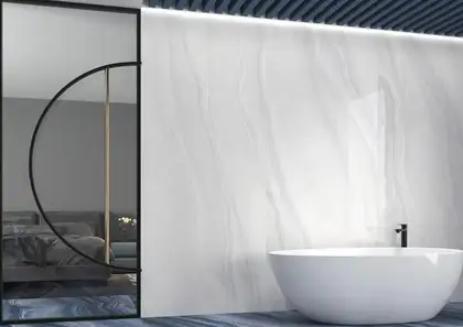 Плитка керамогранітна Onix White POL 1197x2797x6 Cerrad (5903313327503) Плитка керамогранітна Onix White POL 1197x2797x6 Cerrad (5903313327503)