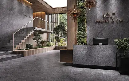 Плитка керамогранітна Bolt Dark Grey RECT 598x1198x9,3 Cersanit (TGGR1012116248)