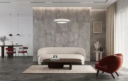 Плитка керамогранітна Marengo Graphite RECT 598x1198x9,3 Cersanit (TGGR1013089008)