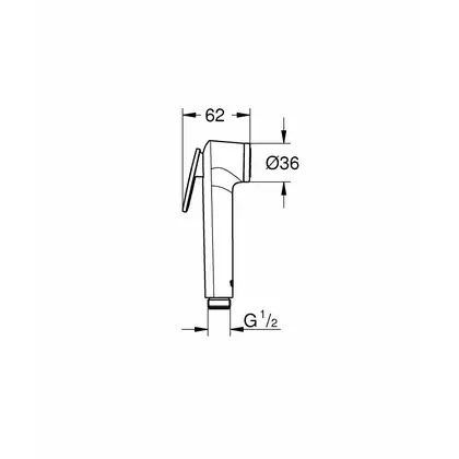 Гігієнічний душ BauLoop New (UA111042), Grohe