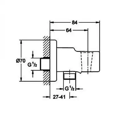 Гігієнічний душ BauLoop New (UA111042), Grohe