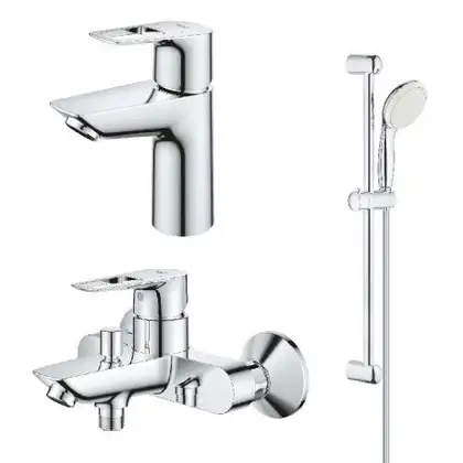 Набір змішувачів для ванни Grohe BauLoop, хром (UA123214S0)