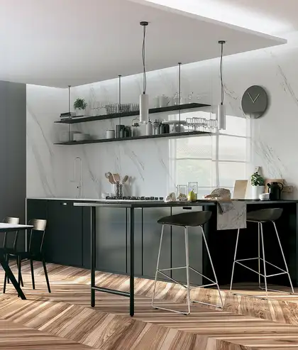 Плитка керамогранітна JW 02 Calacatta Reale LUC SQ 1200x2780x6 Mirage (UI41)