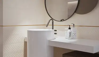OPOCZNO Плитка стінова Arego Touch Ivory SATIN STR 29x89 код 1354 Опочно (TWZR1022257854)