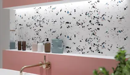 OPOCZNO Плитка стінова Essenza Flake SATIN 25x75 код 5381 Опочно (TWZZ1110383760)