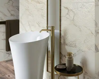 Декор Serene Bianco 25x75 код 9757 Ceramika Paradyz (I---250X750-1-SERE.BI)
