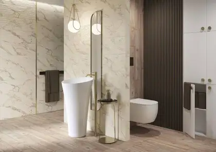 Декор Serene Bianco 25x75 код 9757 Ceramika Paradyz (I---250X750-1-SERE.BI)