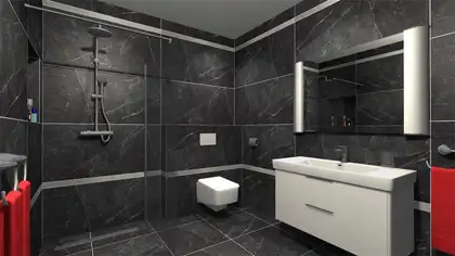 Фриз Barro Nero Правий MAT 7,2x59,8 код 3171 Ceramika Paradyz (L---072X598-1-BARR.NEPR)