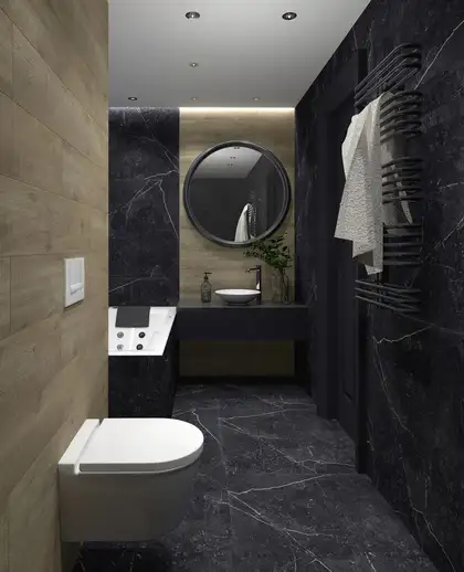 Фриз Barro Nero Правий MAT 7,2x59,8 код 3171 Ceramika Paradyz (L---072X598-1-BARR.NEPR)