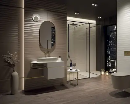 Декор Calm Silver RECT Блиск 29,8x59,8 код 8355 Ceramika Paradyz (S-R-298X598-1-CALM.SIDE)