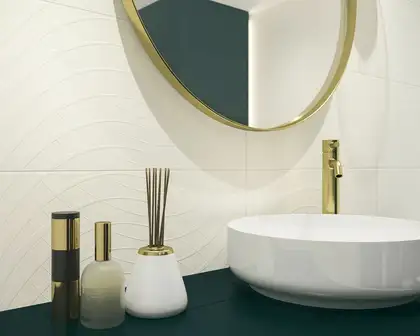 Плитка стінова Porcelano Bianco STR 300x600x9 Paradyz (SS--300X600-1-PORC.BI)