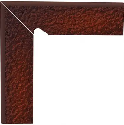 Цоколь Cloud Brown Лівий 2 ел STR 8,1x30 код 6431 Ceramika Paradyz (Z---081X300-1-CLOU.BRLE-C)
