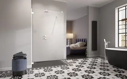 Душова стінка Essenza Pro White Walk-in 50, RADAWAY (10103050-04-01)