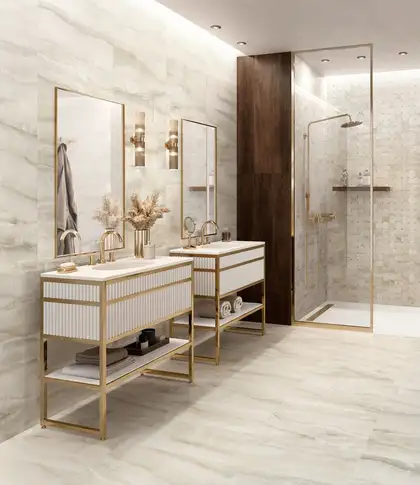 Плитка керамогранітна CSAAKIVO12 Akoya Ivory 600x1200x10 Sant'agostino