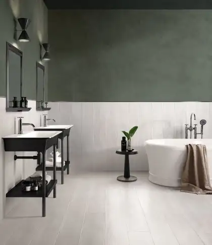 Плитка керамогранітна CSALKWWH20 Lakewood White 200x1200x10 Sant'agostino Плитка керамогранітна CSALKWWH20 Lakewood White 200x1200x10 Sant'agostino