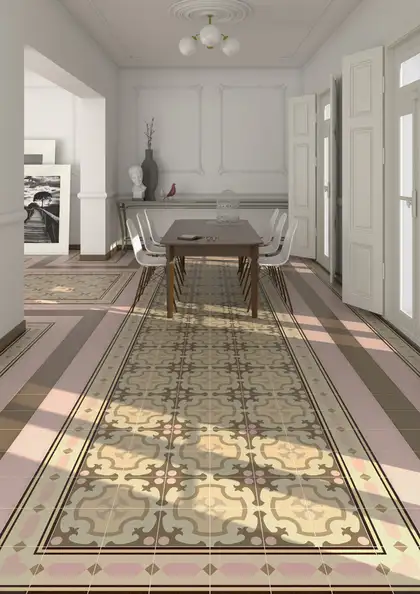 Плитка керамогранітна 1900 Rosa 200x200x8 Vives (11I4)