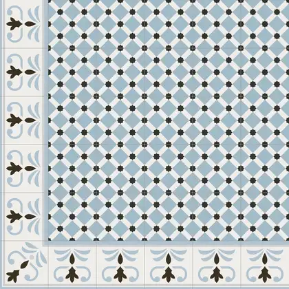 Декор 1900 Valvanera-3 Celeste 200x200x8 Vives (11M2)