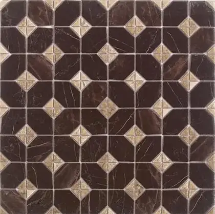 Плитка керамогранітна Iliada-PR Marrone RECT POL 435x435x9,5 Vives (42H3)