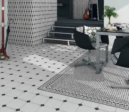 Плитка керамогранітна Paix Sombra 200x200x8 Vives (4P07)