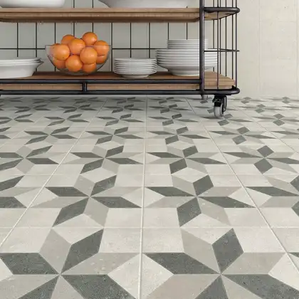 Плитка керамогранітна Nassau Taito Blanco 200x200x8 Vives (4R40)