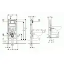 Geberit Duofix Инсталляция для унитаза, Sigma 8 см (111.796.00.1)