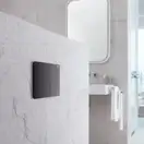 Смывная клавиша Geberit Sigma 70 (стекло чёрное) (115.620.sj.1)