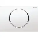 Клавиша смыва, смыв/стоп Geberit Sigma 10 (пластик белый/хром глянцевый) (115.758.KJ.5)