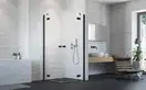 Душова кабіна (половина) Essenza New Black KDD 90 права, RADAWAY (385060-54-01R)