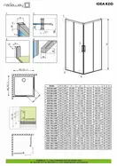 Душова кабіна (половина) Idea Gold KDD 110 L RADAWAY (387063-09-01L)