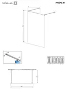Душова стінка Modo X I 140 RADAWAY (388344-01-01)