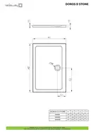 Radaway Doros D Душовий піддон, білий (SDRD1090-01-04S)