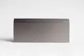 Плінтус з МДФ 96x16x2400 форма M2 Срібний Сатин, Lucciano, Італія (500AMC96SSKM2)