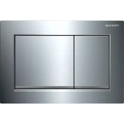 Geberit Omega 30 Клавиша смыва, хром/матовый хром (115.080.KH.1)