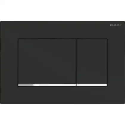 Geberit Sigma 30 Клавіша змиву, чорний/хром (115.883.14.1)