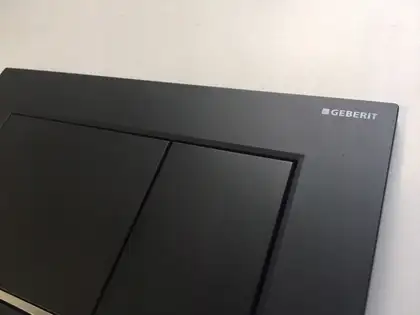 Geberit Sigma 30 Клавіша змиву, чорний/хром (115.883.14.1)