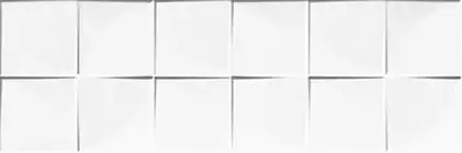 Плитка стінова White Glossy Quadra RECT 250x750x9 Konskie (5902627433221)