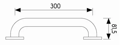 Поручень 30 см LEHNEN FUNKTION (L1000101) KOLO