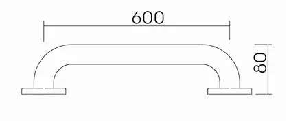 Поручень 60 см LEHNEN CONCEPT (L60006000) KOLO