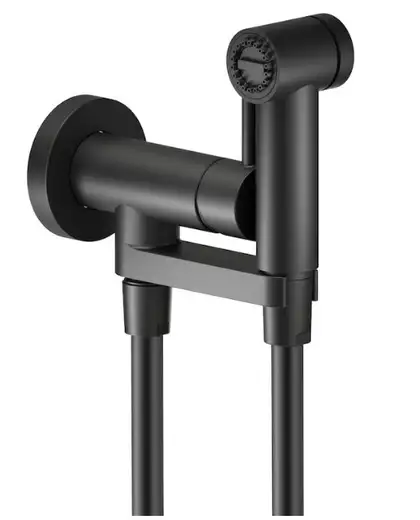 Nobili Sanitary Fittings Гігієнічний душ, чорний мат (AV00600BM)