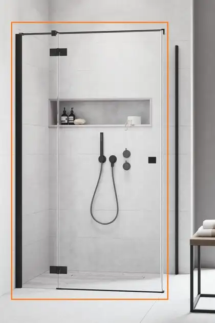 Душові двері Essenza New Black KDJ 110 ліві, RADAWAY (385041-54-01L)