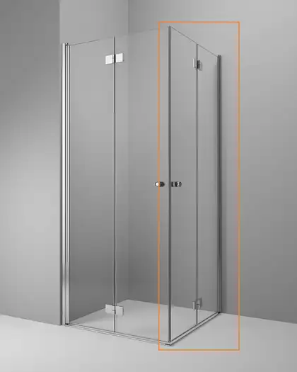 Душова кабіна (половина) Essenza New KDD-B 90 права, RADAWAY (385071-01-01R)