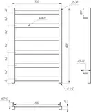 Genesis Aqua Полотенцесушитель Maxi (3103)