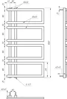 Genesis Aqua Полотенцесушитель Enzo (4406)