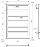 Genesis Aqua Полотенцесушитель Jazi (54005)