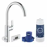 Комплект змішувача для кухні із фільтром Grohe Blue Pure (30383000)