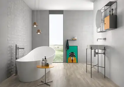 Настенная плитка Geotiles Citicen Blanco 36 х 80 см 348874