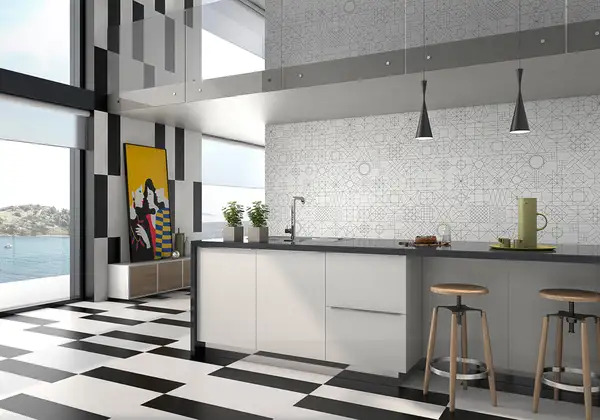 Керамогранит Geotiles Chess Negro 22 х 85 см 354793