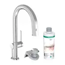 Змішувач кухонний Hansgrohe Aqittura M91 FilterSystem 210 1jet pull-out Sbox з картриджем Harmony, хром (76800000)