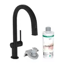 Смеситель для кухни Hansgrohe Aqittura M91 FilterSystem 210, 1jet (цвет - чёрный матовый) 76801670